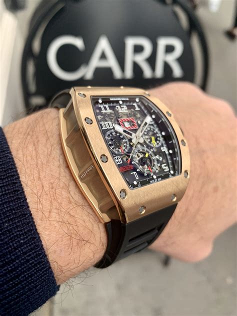 richard mille rm11 rose gold|richard mille mclaren watch price.